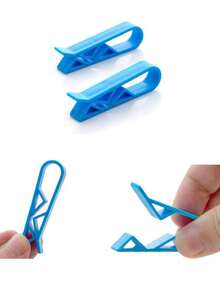 20/50pcs Garbage Can Clip Clamp Ring, For Fixing Trash Bags And Preventing Slipping - Multicolor - View 4