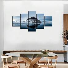 Noframed 5 Cái Một Bộ Tranh Canvas In Trên Tường Nghệ Thuật Hình Ảnh Không Gian Mô-đun Unframed Trang Trí Nội Thất Hình Ảnh Mô-đun Áp Phích Phong Cảnh Đẹp Series 5PC12 (89) - Nhiều màu - Xem 5