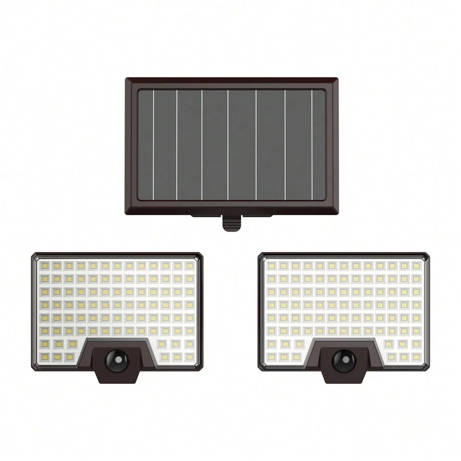 Luces de pared solares - Negro - Ver 1