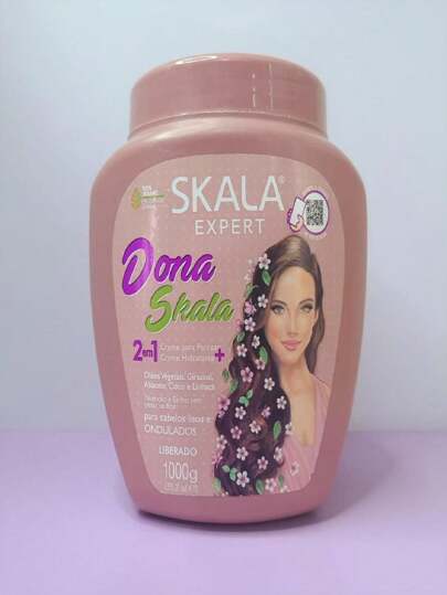 Dona Skala crema para peinar+ acondicionador cabello liso-ondulado