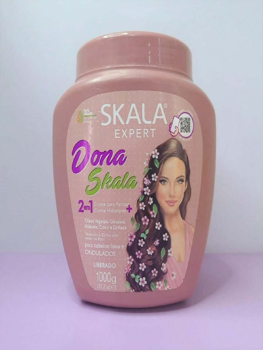 Dona Skala crema para peinar+ acondicionador cabello liso-ondulado - Blanco - Ver 1