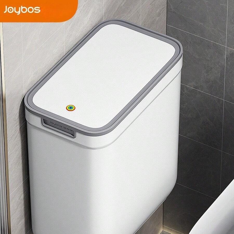 Joybos Desktop Trash Can With Lid Seam Wall Mounted Living Room Kitchen