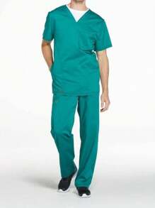 Set de Scrubs para caballero - Agua verde azul - Ver 2