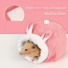 Hamster Christmas Gift Cute Ceramic Mushroom House Pet Supplies, Hamster Cage, Small Pet Rabbit Ferret Non-Slip Pet Sleeping Accessories Warm Winter Nest Cage, Suitable For Small Animals, Widely Used Comfortable Pet House, Hamster Bed, Guinea Pig Cage, Random Color - Multicolor - View 19