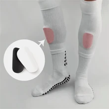 1 par de mini espinilleras de fútbol creativas, mini rodilleras deportivas para protección de piernas - Blanco - Ver 2