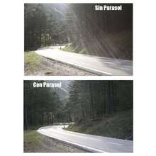 Parasol Tulipán 58mm Ø58 Para Lentes Canon 18-55mm 55-250mm 70-300m - Negro - Ver 8