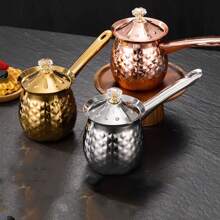 Stainless Steel Coffee Pot With Handle And Pointed Spout For Latte Art, Milk Frothing Pitcher, Milk Frother Cup, Latte Art Jug School Supplies Back To School - Multicolor - View 11