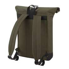 Bagbase Roll-Top Backpack / Rucksack / Bag (12 Litres) ( Green) - Army Green - View 2
