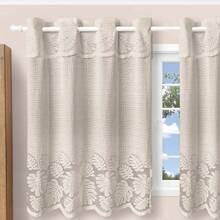 Kitchen Window Curtains - Gris - Voir 3
