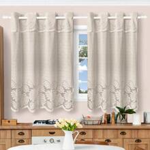 Kitchen Window Curtains - Gris - Voir 2