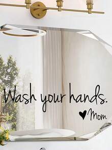 1 Sheet Waterproof Black Quote Wall Decals - Removable Bathroom Stickers For A Personalized Touch Home Bathroom Decor - Multicolor - View 5