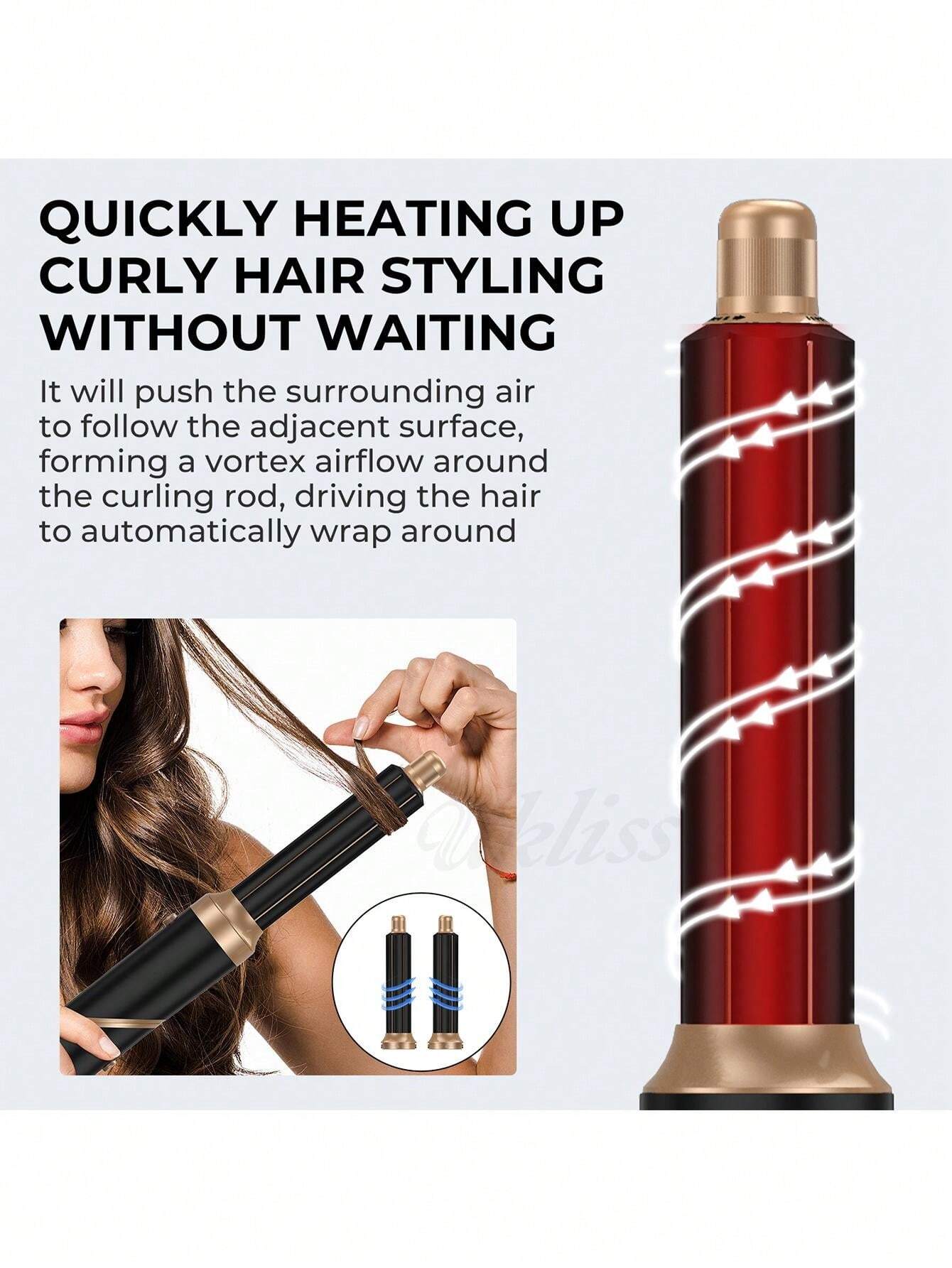 5In1 Foldable Hot Comb, Multifunctional Home Hair Dryer, HighSpeed