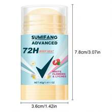 Desodorante Flores Blancas y Lichi para control de sudor y olor por 72 horas para mujeres, con tecnología activada por calor corporal, 1.41oz - Blanco - Ver 7