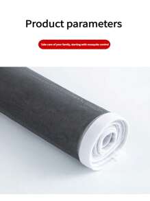 1 Stück Grauer Mesh Vorhang mit weißem Rand, Neues 4-Jahreszeiten Moskitonetz Fenstervorhang, Schlafzimmerfenster Bildschirm, Klebend ohne Bohren, elegantes minimalistisches Design, sehr dicht und atmungsaktiv, handgefertigte Heimdekoration