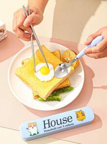 3 件餐具、1 个储物盒和 1 张贴纸、厨房、圣诞礼物 - 彩色 - 查看 11