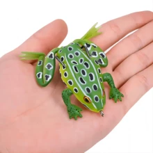 雷蛙魚餌，青蛙造形人造釣餌，逼真的釣魚餌，適用於海釣 - 彩色 - 查看 6