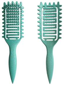 捲髮定義刷，2024年最佳捲髮定義造型刷，捲髮刷，通風髮刷，為女性定型和定義捲髮 - 彩色 - 查看 9