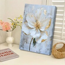 1 件，带框，各种不同的花卉墙壁艺术，油画风格海报印刷，家居装饰，适合客厅和卧室装饰画，可直接悬挂，11.8*15.7 英寸，帆布礼物生日毕业 - A - 查看 6