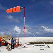 1PC Airport Windsocks -Stop Outdoor Rainbow Wind Measurement Sock Bag With Reflective Belt - Multicolor - View 9