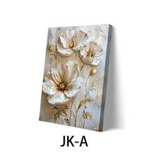 1 件，带框，各种不同的花卉墙壁艺术，油画风格海报印刷，家居装饰，适合客厅和卧室装饰画，可直接悬挂，11.8*15.7 英寸，帆布礼物生日毕业 - A - 查看 15