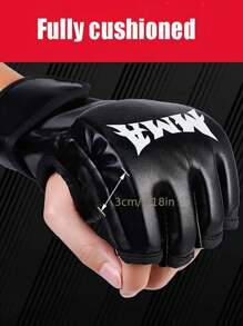 2 Stücke halbfinger Boxhandschuhe, verdickte Erwachsenen-Handschuhe für MMA, Punching Bag Training, Taekwondo- und Karate-Schutzausrüstung, Kampfsportgeräte.