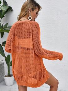 Cárdigans de Mujer - Naranja - Ver 3