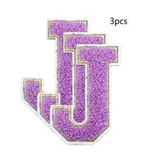 3 件 A-Z 3.15 英寸大号雪尼尔刺绣字母贴片，熨烫缝制字母贴片，用于衣服、夹克、帽子、书籍、背包的缝制贴花 - DIY 刺绣用品 - 白色 - 查看 147