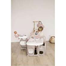 Casa De Los Bebés baby nurse con 3 areas de juegos para muñecos de hasta 42cm. 149x71x71cm (Smoby 7600220376) ✅ Entrega 24/48h a España (península) - Multicolor - Ver 4