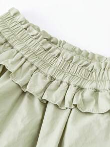 mini bala Young Girls Children's Cute  Pants 24 Summer New Product