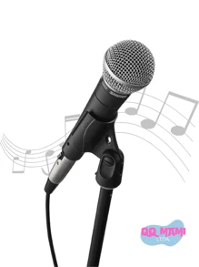 Microfone Profissional Cabo Sm58 Conector XLR Chave Liga E Desliga Alta Sensibilidade Envio Imediato - Preto - Visão 1