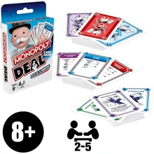 Gaming Monopoly Card Game, Quick-Playing Card Game For 2-5 Players, Game For Families And Kids, Ages 8 And UpSchool, Student,Stationery,School Supplies,Monopoly,Monopoly Game,Kids Toys,Monopoly,Kids Toys,Toys,Stationery,Poker,Monopoly Card - Multicolor - View 5