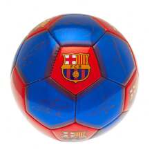 FC Barcelona Signature Football (Red/Yellow/Blue) - Red - View 2