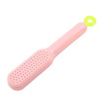 Hair Brush Self-Cleaning, Self-Cleaning Anti-Static Detangling Massage Comb, One-Pull Clean Scalable Rotate Lifting Self Cleaning Hairbrush Hair Styling Tools - Multicolor - View 12