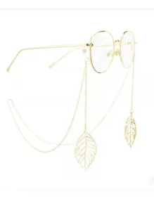 Heart Shaped Crystal Sunglass Chain, Eyeglass Holder, Glasses Face Cover Lanyard, Slip-Resistant Strap Cute - Pink - View 6