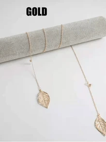 Heart Shaped Crystal Sunglass Chain, Eyeglass Holder, Glasses Face Cover Lanyard, Slip-Resistant Strap Cute - Pink - View 1