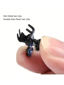 12 stuks bloemen mini-klauwclips, antislip haarclips, glitter strass bloem haaraccessoires voor meisjes