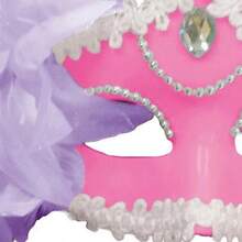 Amscan Masquerade Party Mask (Pink/Purple) - Pink - View 2