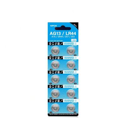 1.55V AG13 LR44 Button Batteries LR 44 L1154 RW82 SR1154 SP76 Pila SR44 A76 LR1154 GP7 Cell Coin Watch Toys Remote Battery