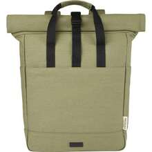 Generic Joey Roll Top Canvas 15L Laptop Backpack (Olive) - Olive Green - View 1