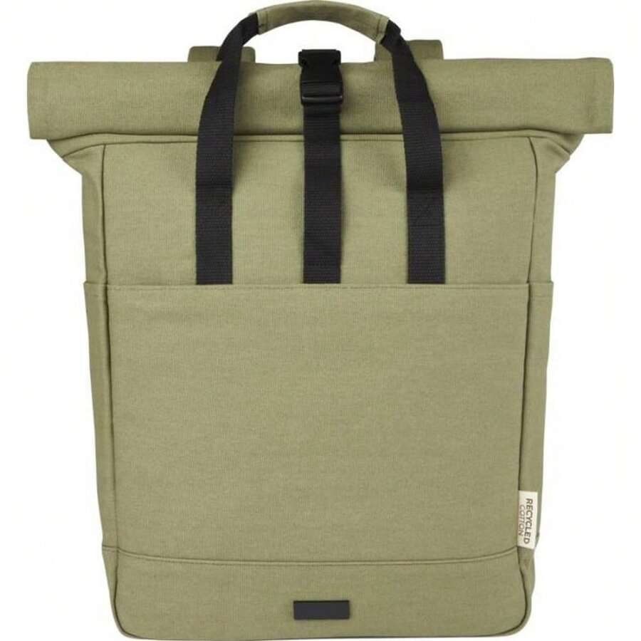 Generic Joey Roll Top Canvas 15L Laptop Backpack (Olive) - Olive Green - View 1
