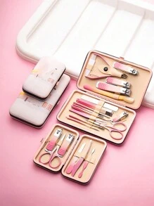 6pcs Nail Clipper Set, Manicure Tools, Nail Care Kit - Nail And Toenail Clippers, Women Birthday Gift, Pink Nail Clipper Gift - Multicolor - View 8