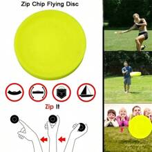 Glow-In-The-Dark Silicone Sky Glider-Zip Chip Mini Disc For Portable Family Fun & Outdoor Games - Multicolor - View 6