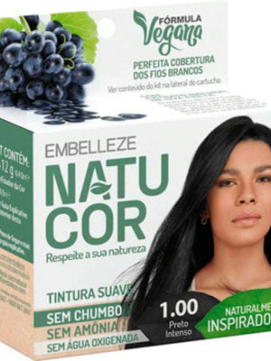 Hair Coloring - Natucor 1.00 Intense Black - View 1