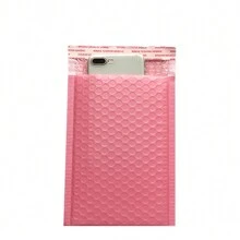 50 件粉色聚乙烯泡沫邮寄袋自封填充信封礼品袋书籍杂志内衬邮寄袋自封粉色返校 - 粉色 - 查看 7