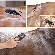 3入組梳毛工具，條形毛髮柔和梳理工具，適用於馬、狗和貓-馬脫毛、梳理、去毛工具-馬匹梳理脫落工具-溫和寵物沐浴用品 - 彩色 - 查看 5