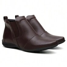 Women Ankle Boots & Booties - Cà phê nâu - Xem 2