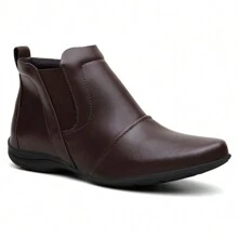 Women Ankle Boots & Booties - Cà phê nâu - Xem 3