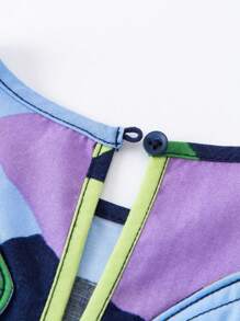 mini bala Dress Young Girls  Cute Vest Princess Style Dress Summer