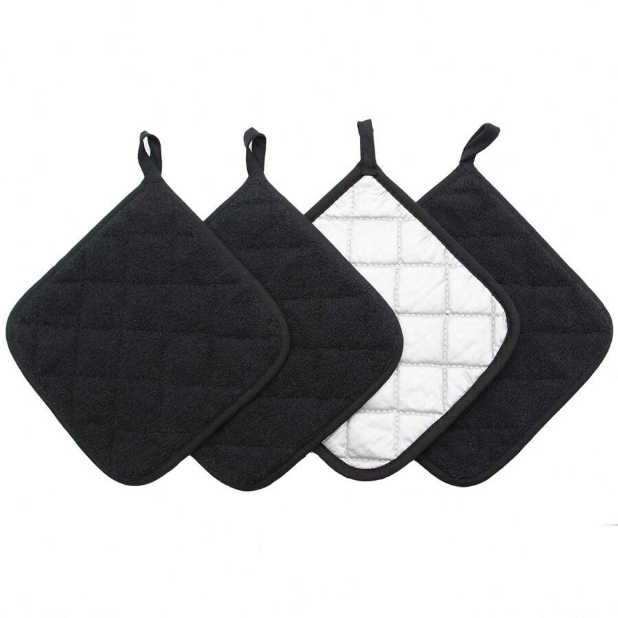 4pcs Kitchen Pot Rack Heat-Resistant Cleaning Pot Rack Set, Oven Heat Pad Towel Cloth Pot Rack For Cooking And Baking Restaurants, Kitchen Heat Pad Insulation Mat Set, Heat-Resistant Coaster For Cooking And Baking Is Very Suitable For Hot Pot