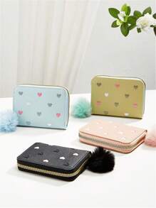 Women's Hand Coin Pouch Valentines For Women Wallet Purse Wallet Small Wallet - Pink - View 4
